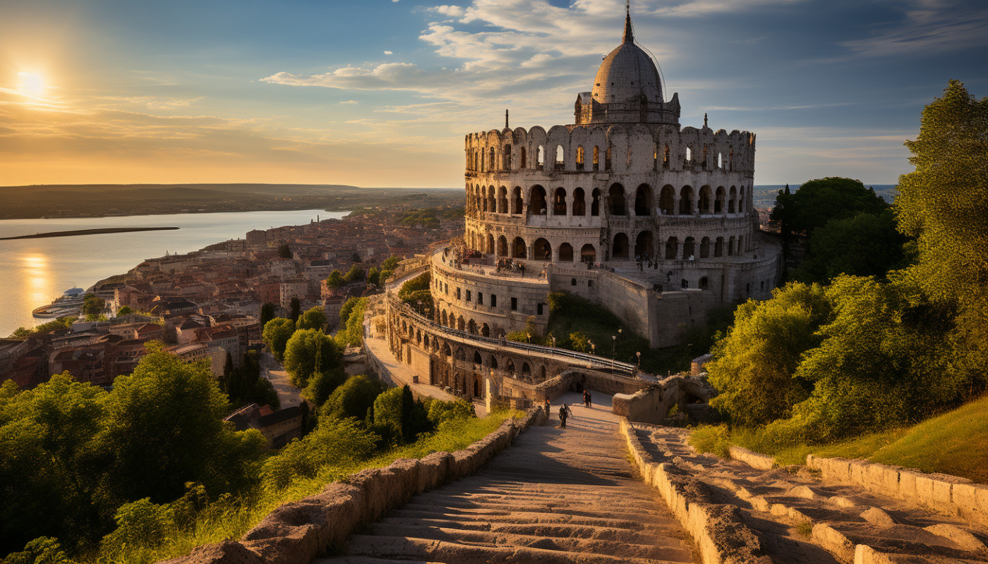 La ville Croate de Pula